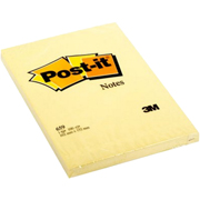 POST-IT NOTAS GRAN FORMATO AMARILLAS 102x152mm 6-PACK FT51001061